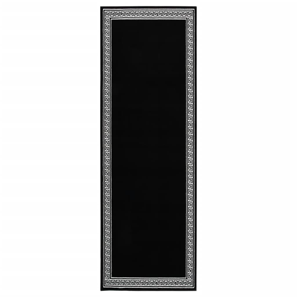 Teppichläufer BCF Schwarz mit Motiv 100x350 cm