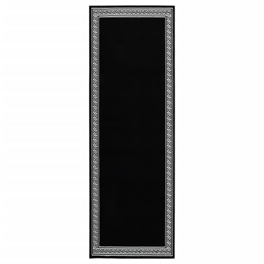Teppichläufer BCF Schwarz mit Motiv 100x350 cm