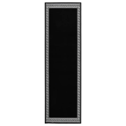 Teppichläufer BCF Schwarz mit Motiv 100x400 cm