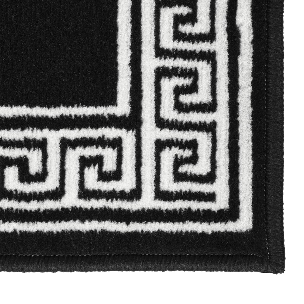 Teppichläufer BCF Schwarz mit Motiv 100x500 cm
