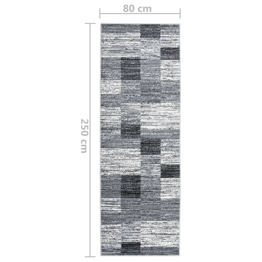Teppichläufer BCF Grau 80x200 cm