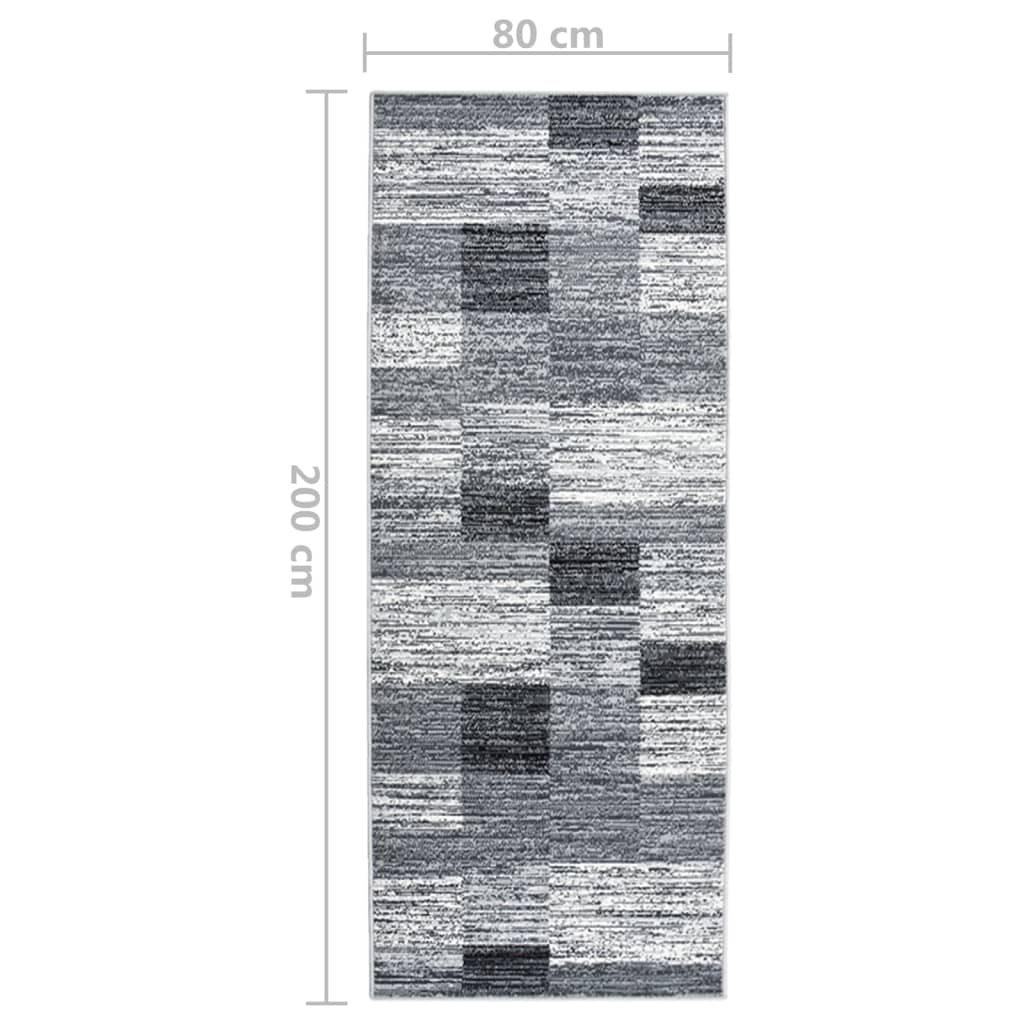 Teppichläufer BCF Grau 80x250 cm