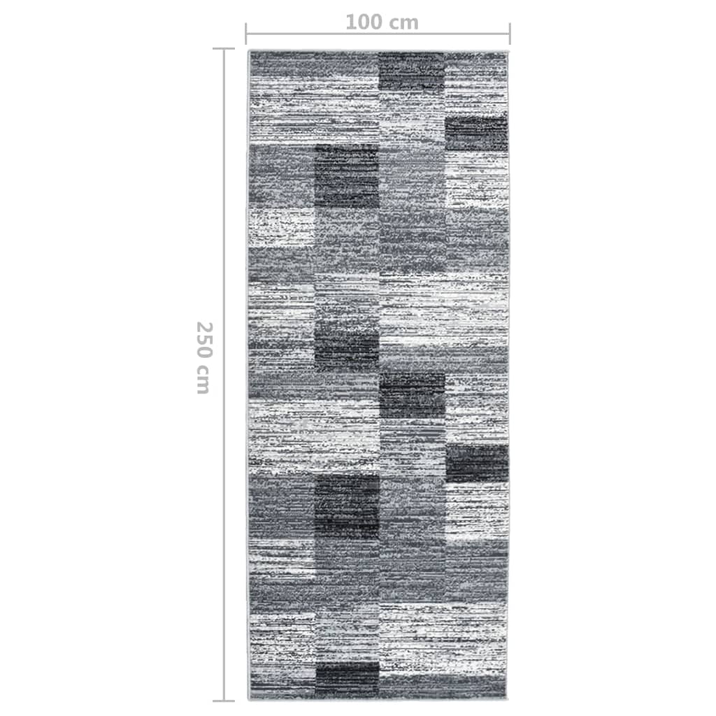 Teppichläufer BCF Grau 100x250 cm
