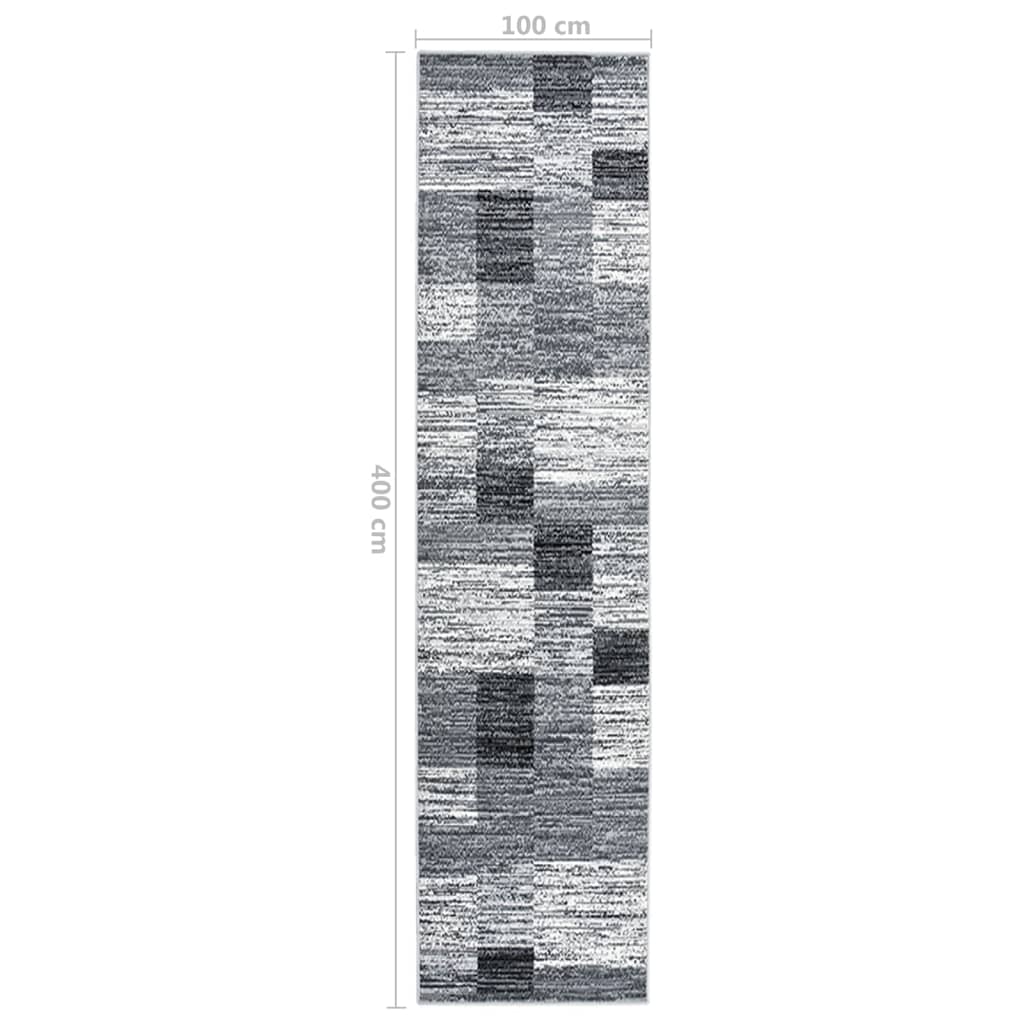 Teppichläufer BCF Grau 100x400 cm