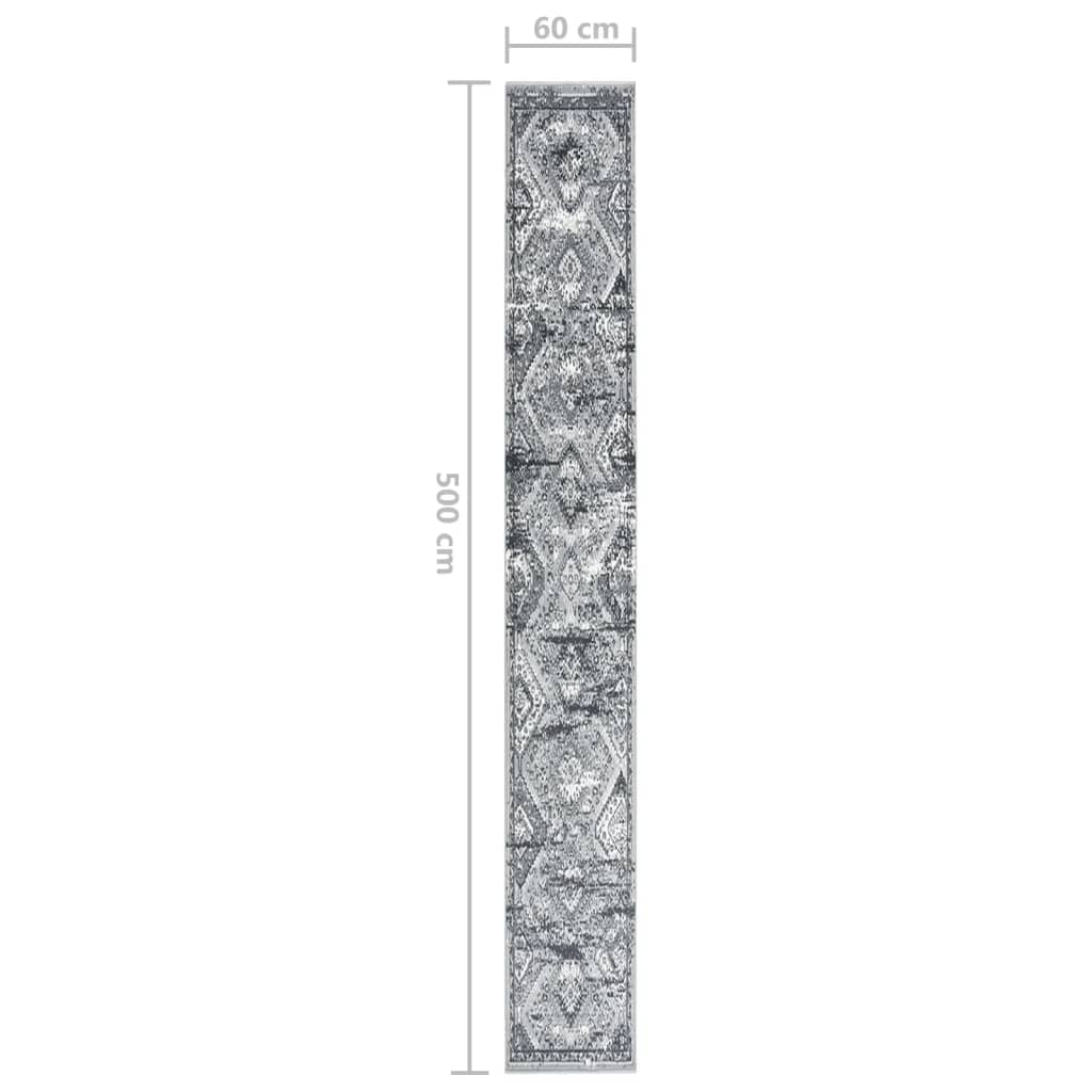 Teppichläufer BCF Orientalisch Grau 60x500 cm
