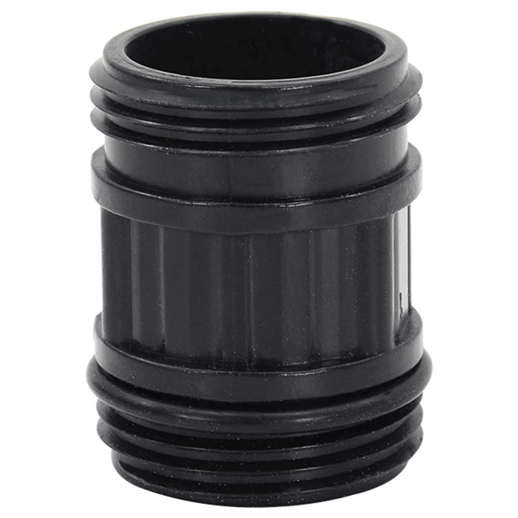 Saugschlauch mit PVC-Anschlüssen Schwarz 1" 7 m PVC