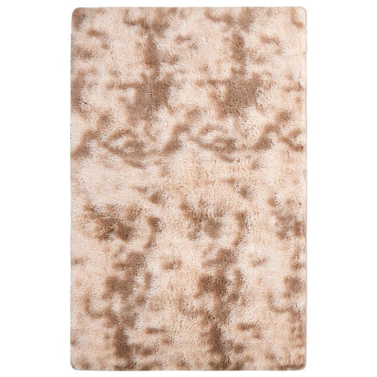 Shaggy-Teppich Creme 230x160 cm