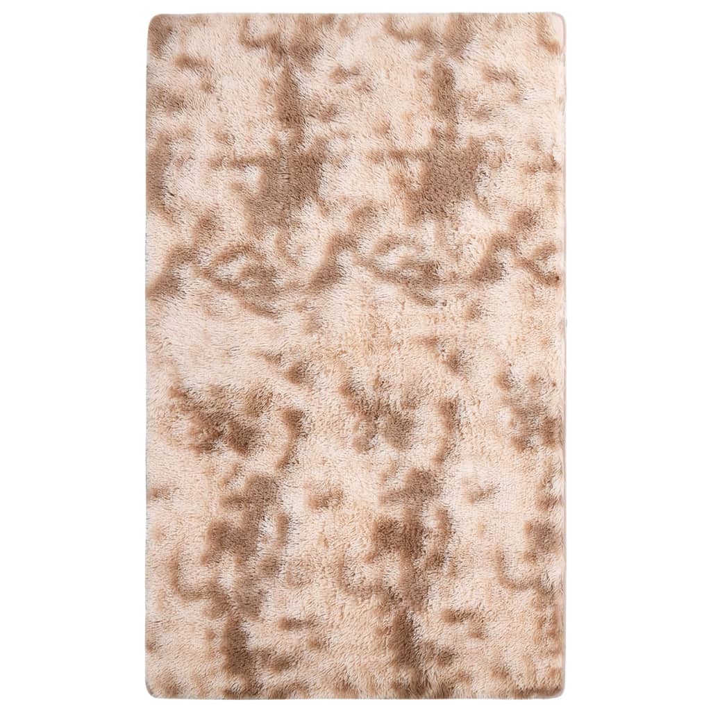 Shaggy-Teppich Creme 270x180 cm