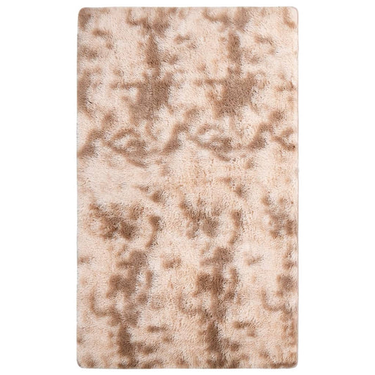 Shaggy-Teppich Creme 270x180 cm