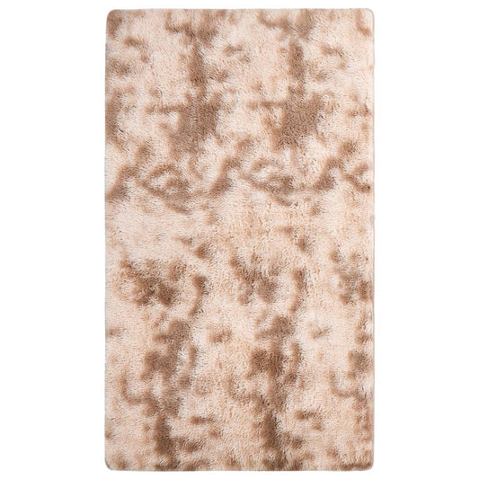 Shaggy-Teppich Creme 300x200 cm