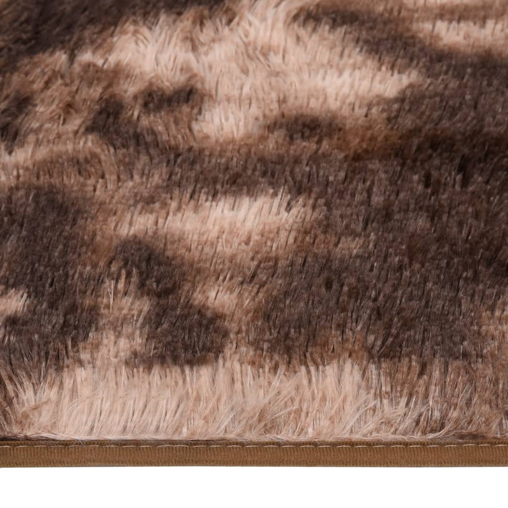 Shaggy-Teppich Taupe 170x120 cm