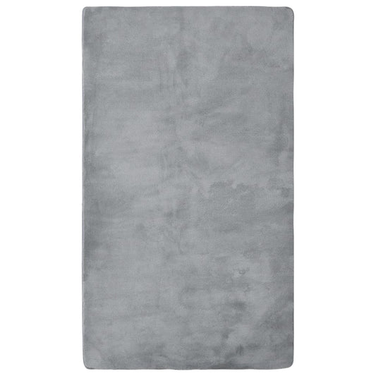 Hochflor-Teppich Grau 300x200 cm