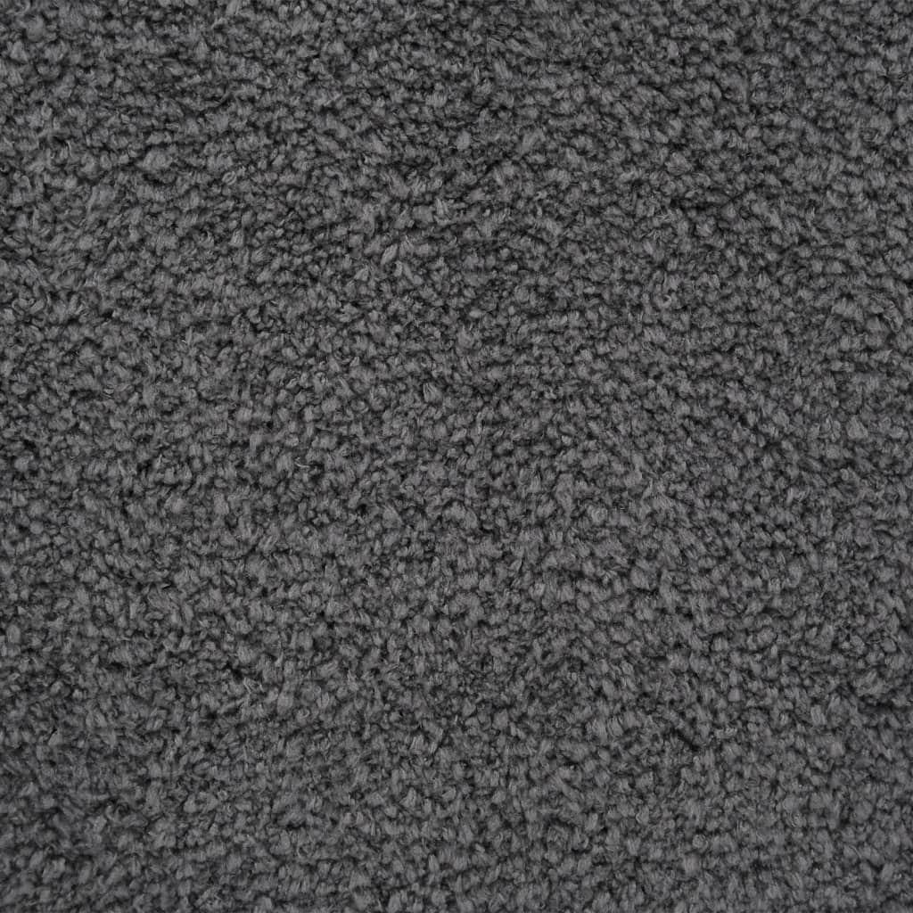 Hochflor-Teppich Anthrazit 200x140 cm