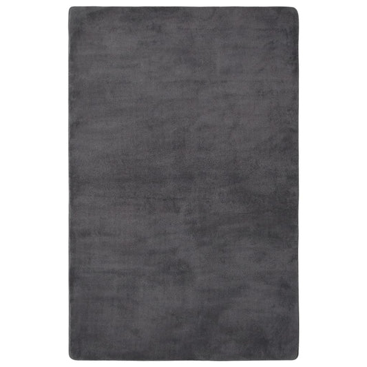 Hochflor-Teppich Anthrazit 230x160 cm