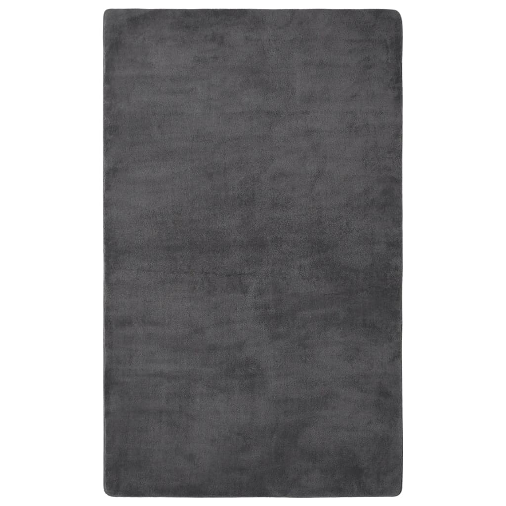Hochflor-Teppich Anthrazit 270x180 cm