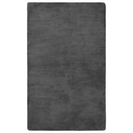 Hochflor-Teppich Anthrazit 270x180 cm