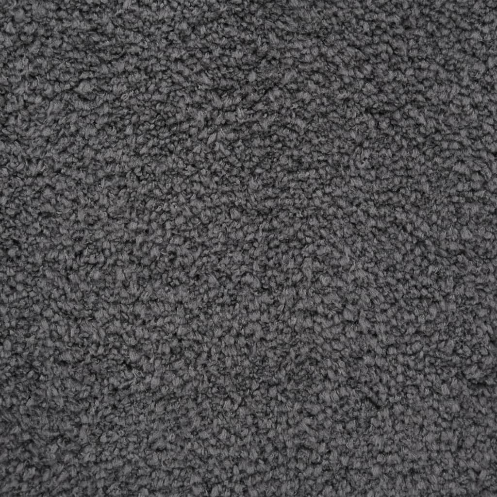 Hochflor-Teppich Anthrazit 270x180 cm