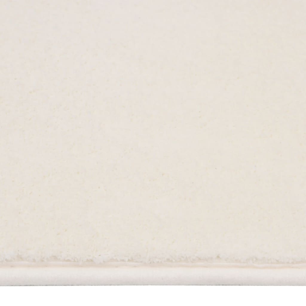 Hochflor-Teppich Creme 170x120 cm
