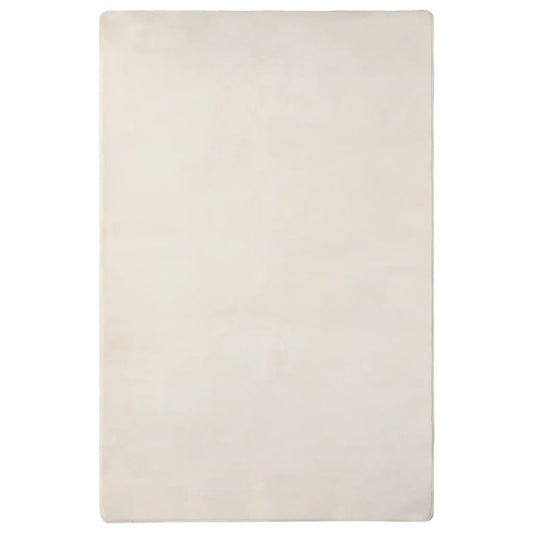Hochflor-Teppich Creme 230x160 cm