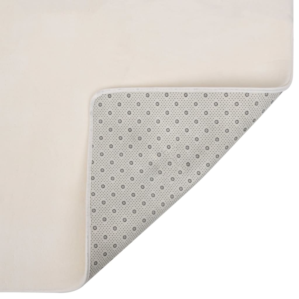 Hochflor-Teppich Creme 270x180 cm