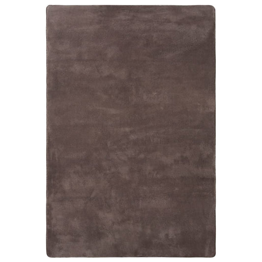 Hochflor-Teppich Taupe 200x140 cm