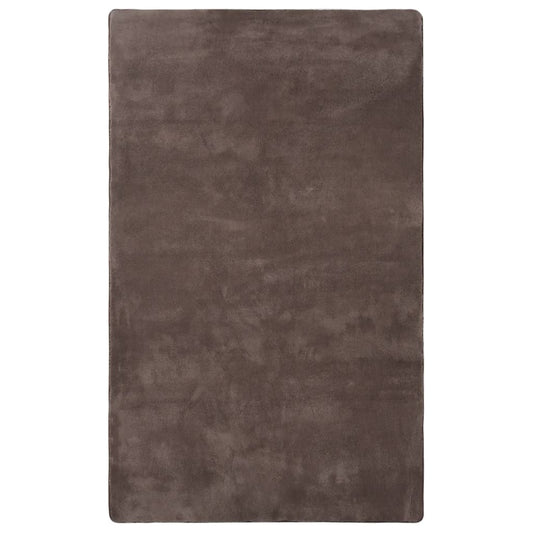 Hochflor-Teppich Taupe 270x180 cm
