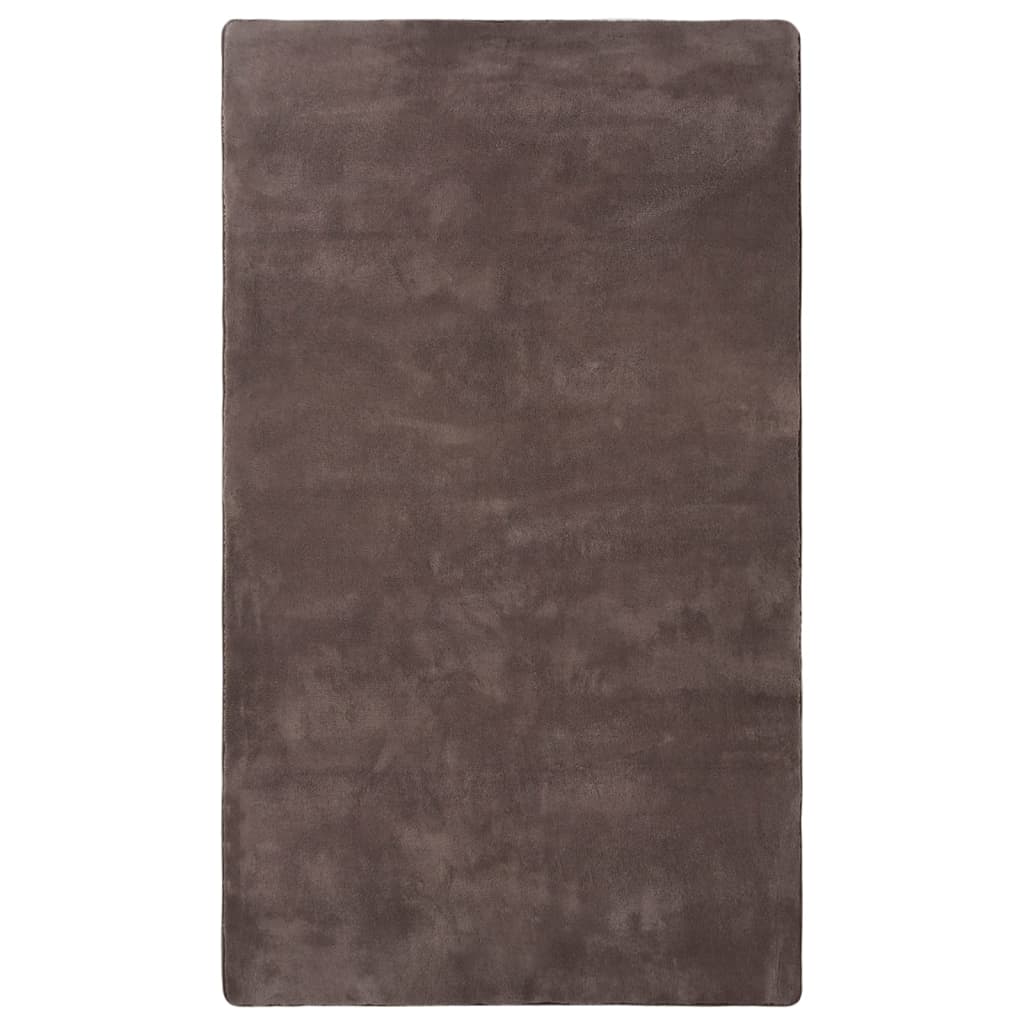 Hochflor-Teppich Taupe 300x200 cm