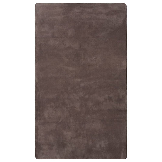 Hochflor-Teppich Taupe 300x200 cm