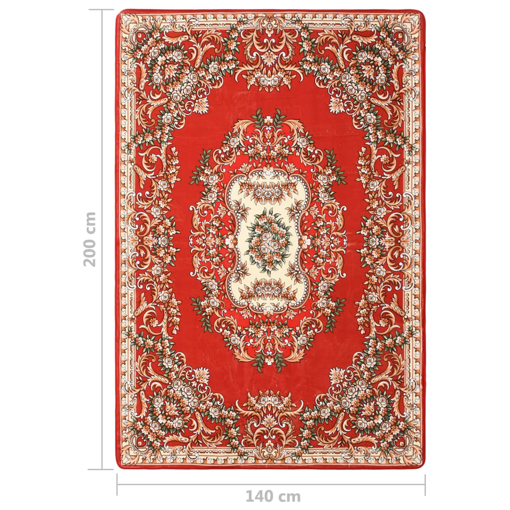 Bedruckter Orientteppich Mehrfarbig 140x200 cm