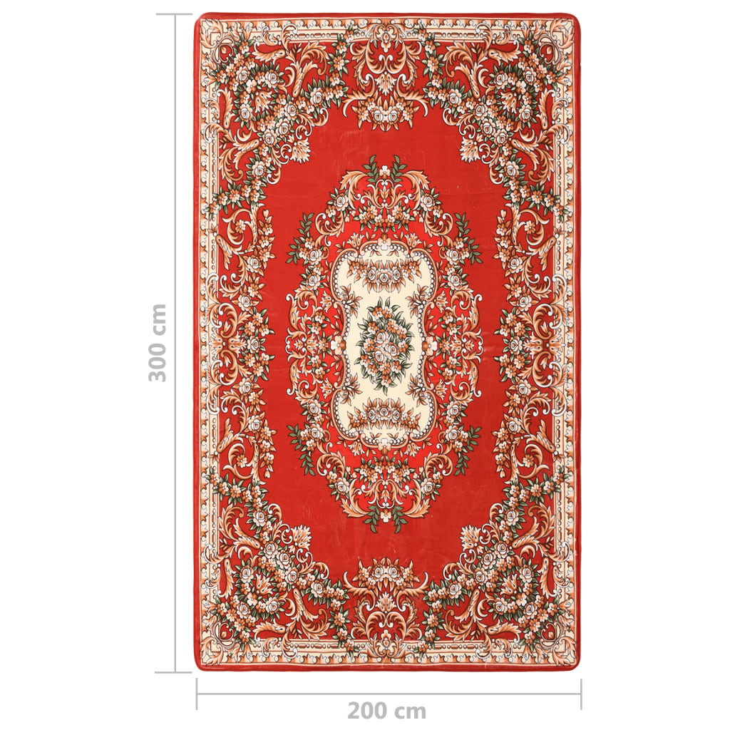 Bedruckter Orientteppich Mehrfarbig 200x300 cm