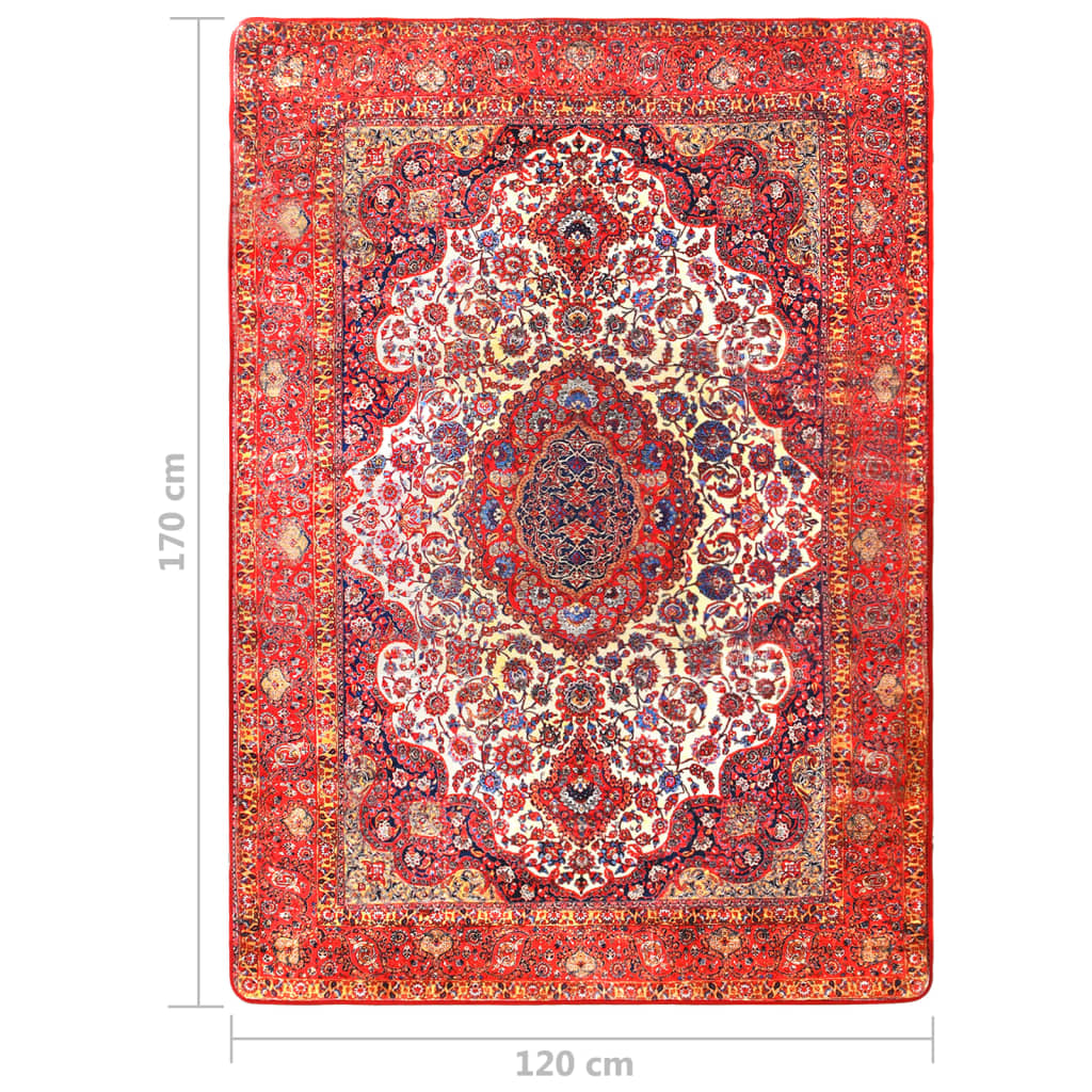 Bedruckter Orientteppich Mehrfarbig 120x170 cm