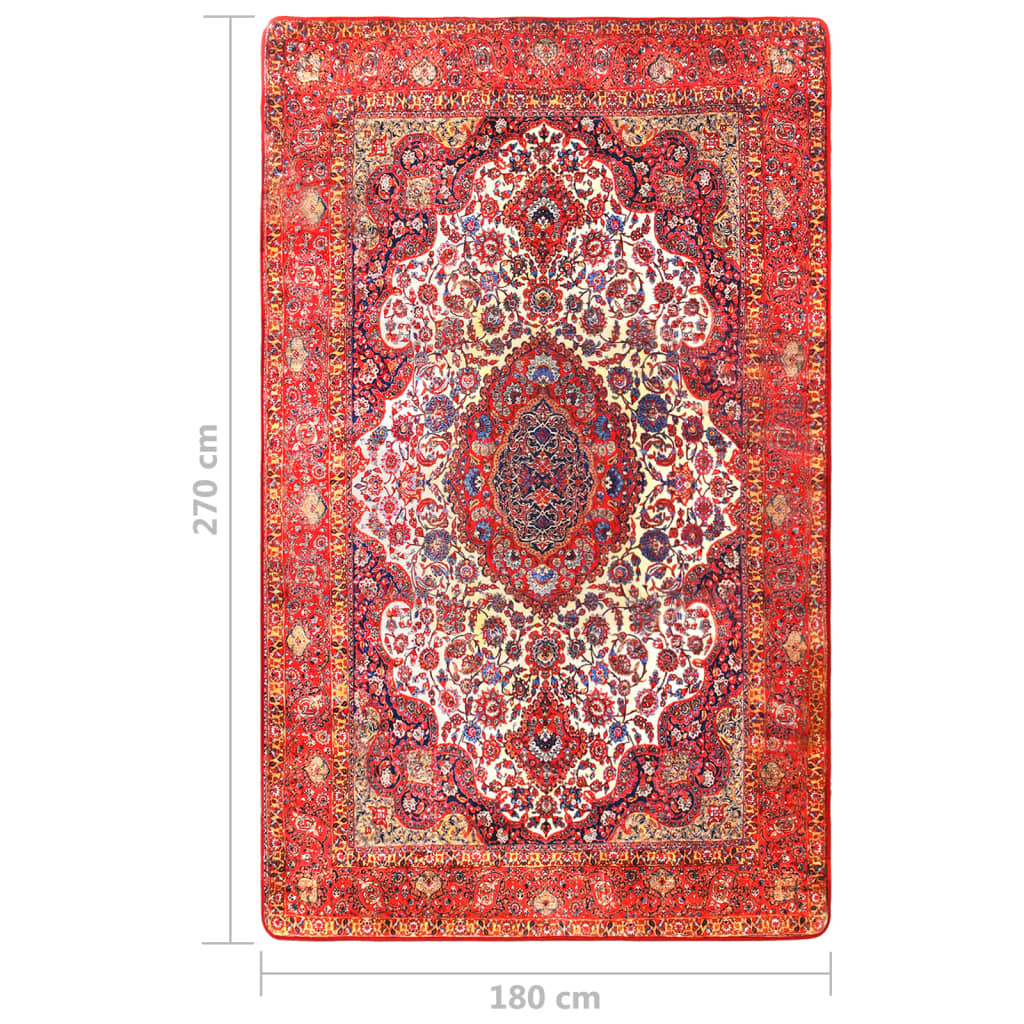 Bedruckter Orientteppich Mehrfarbig 180x270 cm
