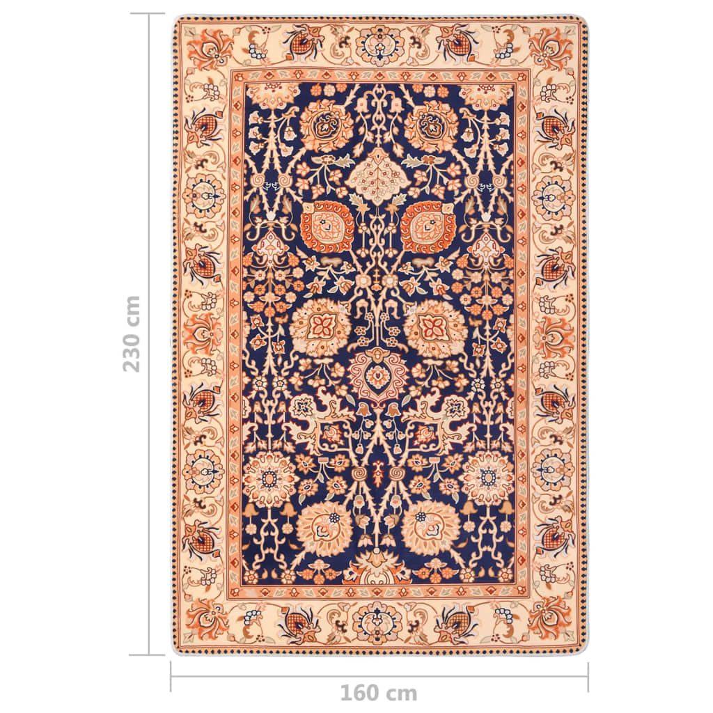 Bedruckter Orientteppich Mehrfarbig 160x230 cm