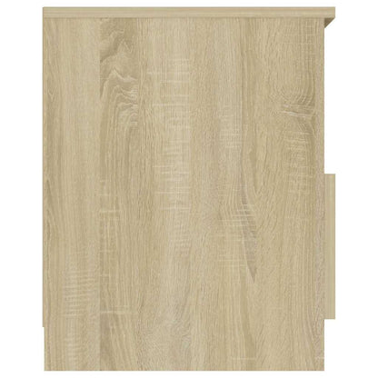 Nachttische 2 Stk. Sonoma-Eiche 40x40x50 cm Holzwerkstoff