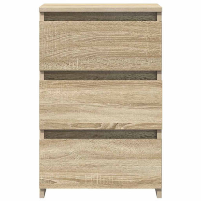 Nachttische 2 Stk. Sonoma-Eiche 40x35x62,5 cm Holzwerkstoff