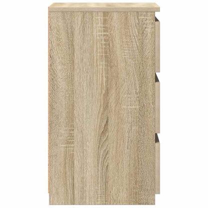 Nachttische 2 Stk. Sonoma-Eiche 40x35x62,5 cm Holzwerkstoff