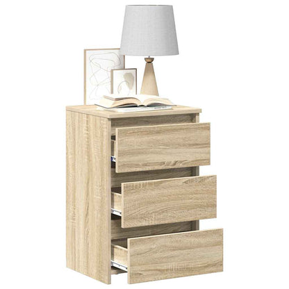 Nachttische 2 Stk. Sonoma-Eiche 40x35x62,5 cm Holzwerkstoff