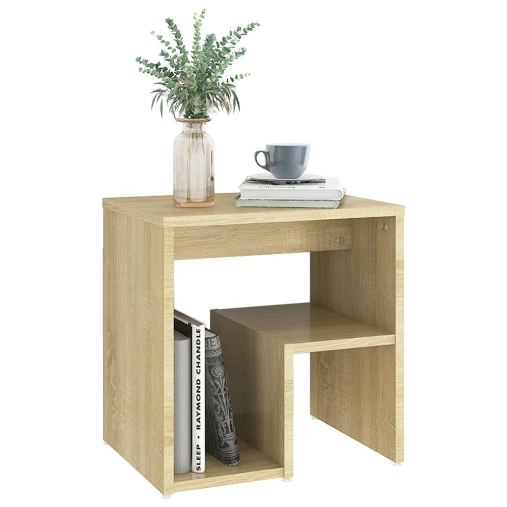 Tables de chevet 2 pcs. Chêne Sonoma 40x30x40 cm matériau bois