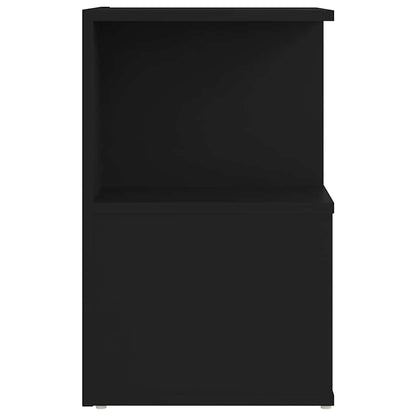 Nachttisch Schwarz 35x35x55 cm Holzwerkstoff