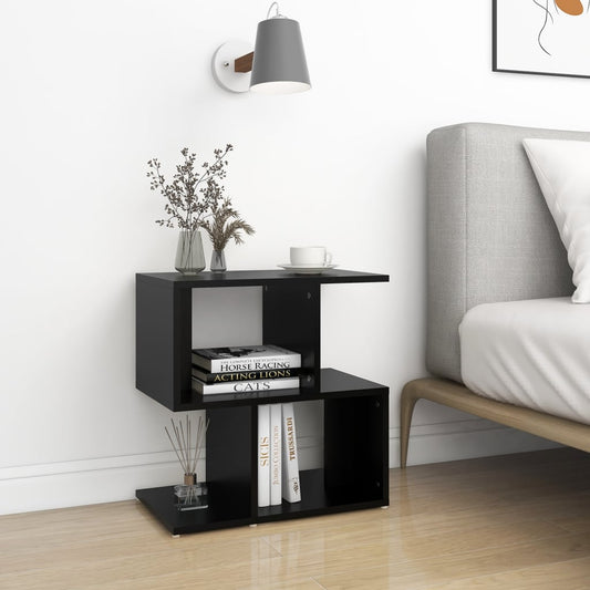Tables de chevet 2 pcs. Noir 50x30x51,5 cm en bois