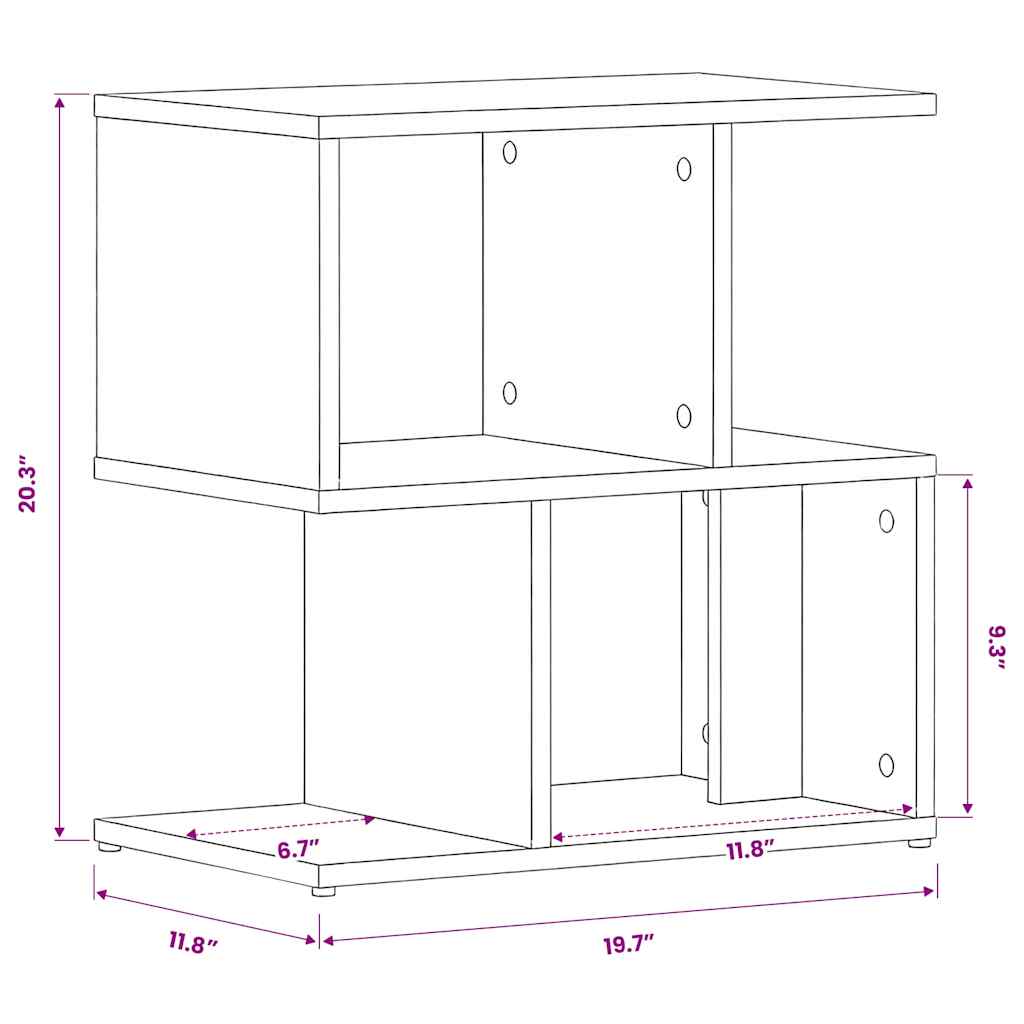 Nachttisch Sonoma-Eiche 50x30x51,5 cm Holzwerkstoff