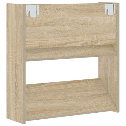Wand-Schuhschrank Sonoma-Eiche 60x18x60 cm Holzwerkstoff