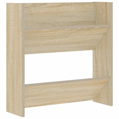 Wand-Schuhschränke 2 Stk. Sonoma-Eiche 60x18x60cm Holzwerkstoff