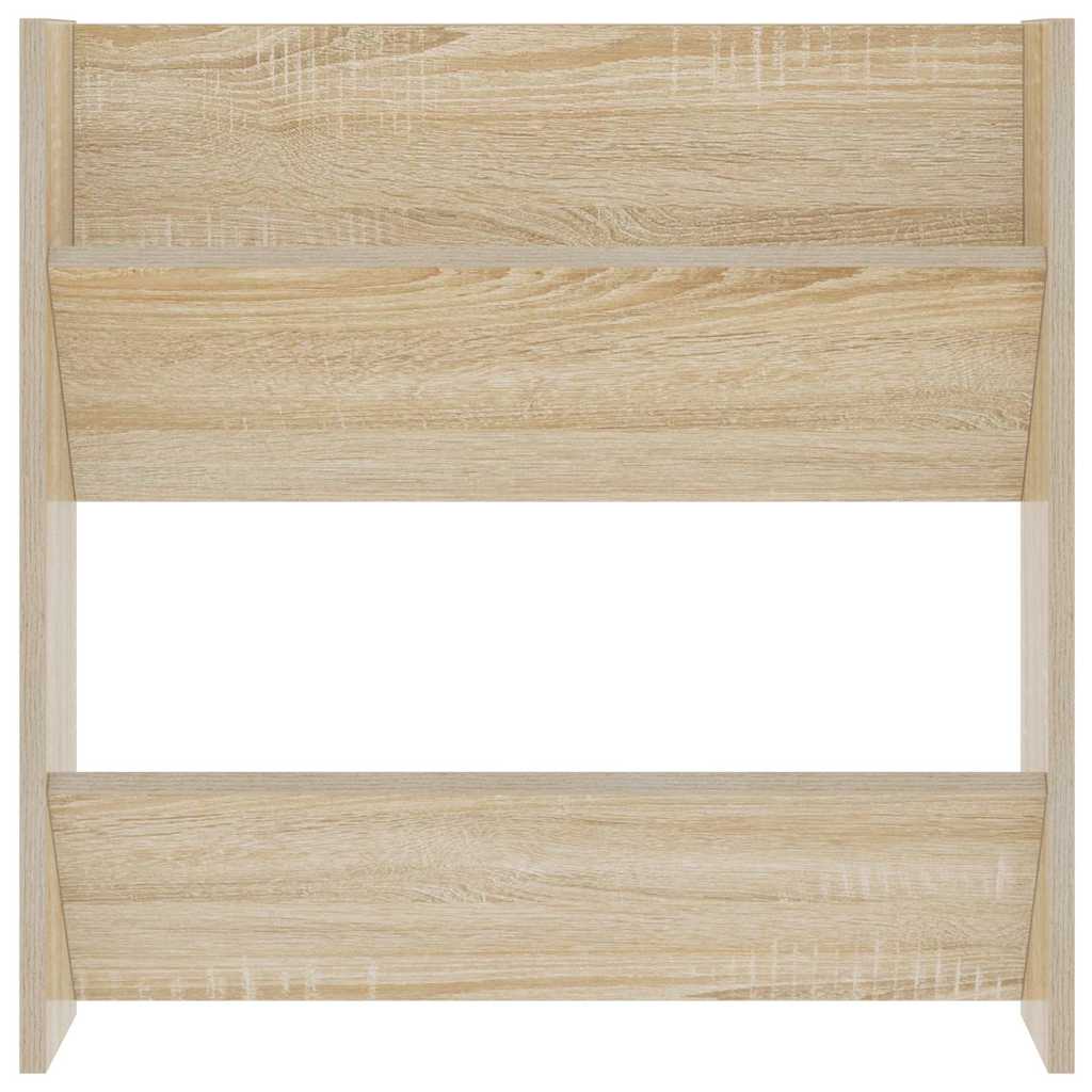 Wand-Schuhschränke 2 Stk. Sonoma-Eiche 60x18x60cm Holzwerkstoff