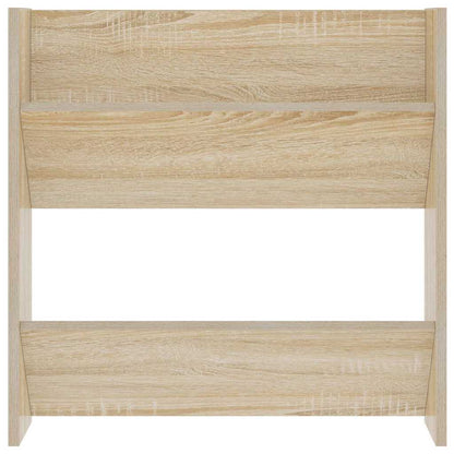 Wand-Schuhschränke 2 Stk. Sonoma-Eiche 60x18x60cm Holzwerkstoff