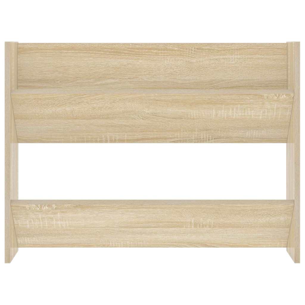 Wand-Schuhschränke 2 Stk. Sonoma-Eiche 80x18x60cm Holzwerkstoff