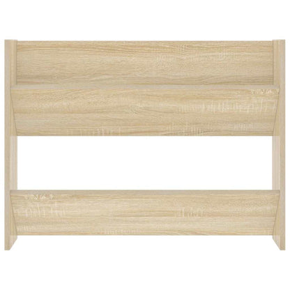 Wand-Schuhschränke 2 Stk. Sonoma-Eiche 80x18x60cm Holzwerkstoff