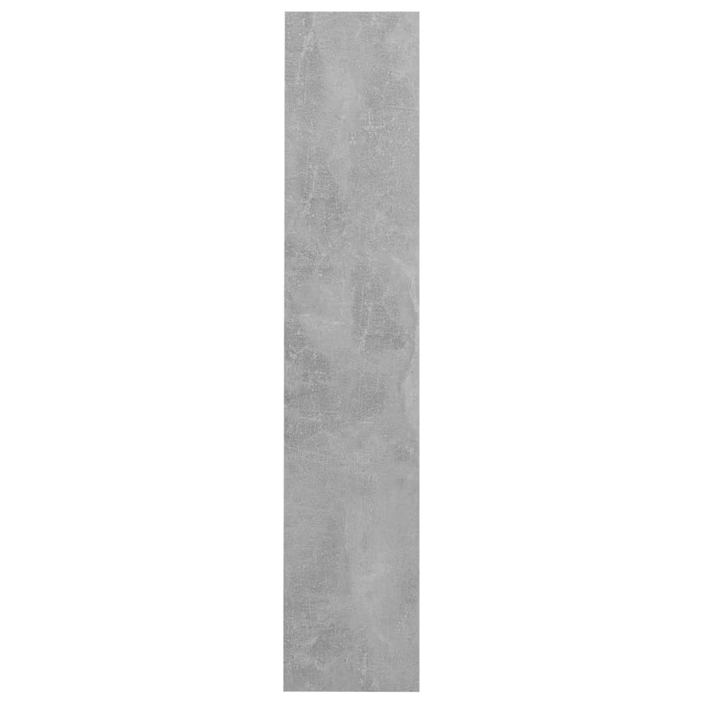 Wand-Schuhschränke 2 Stk. Betongrau 60x18x90 cm Holzwerkstoff