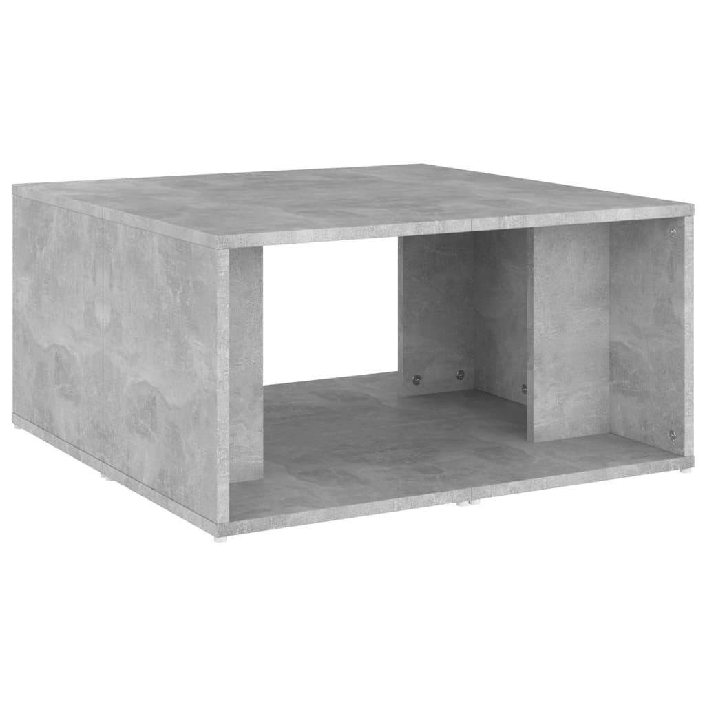 Couchtische 4 Stk. Betongrau 33x33x33 cm Holzwerkstoff