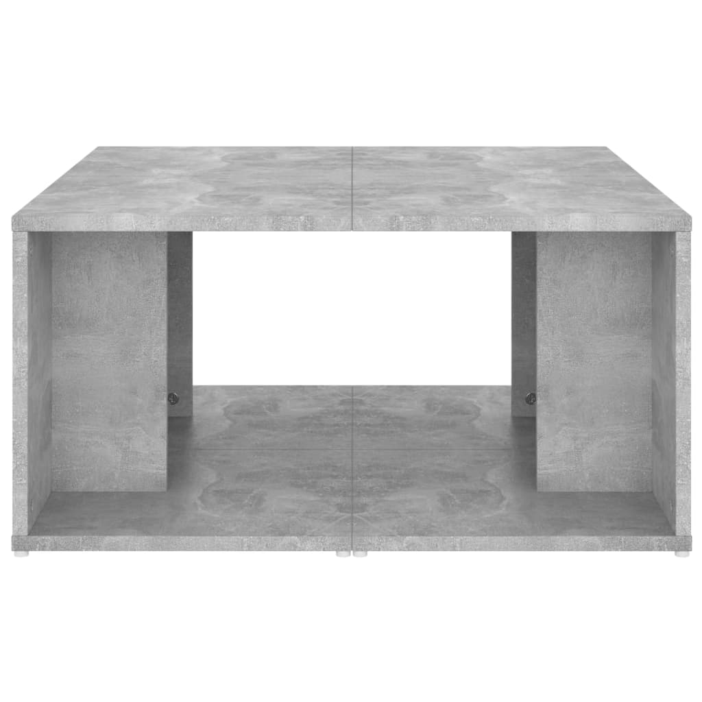 Couchtische 4 Stk. Betongrau 33x33x33 cm Holzwerkstoff